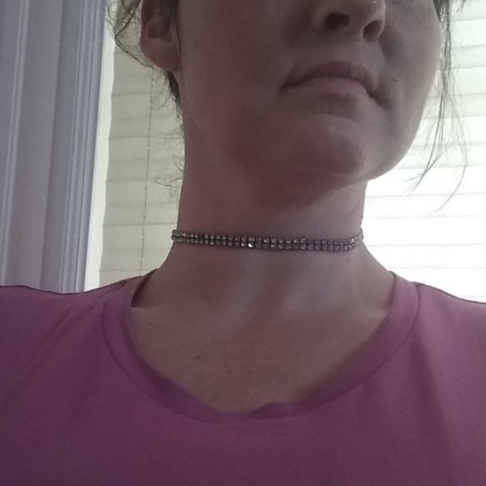 Kramer New York Vintage Rhinestone faceted double